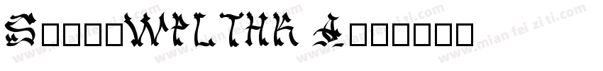 SegoeWPLTHK A字体转换